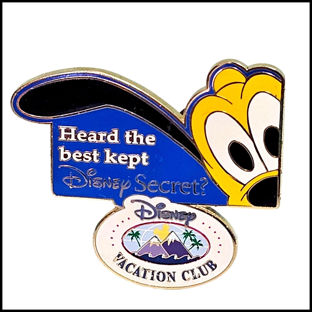 Disney Vacation Club Pluto Pin Best Kept Secret 2005